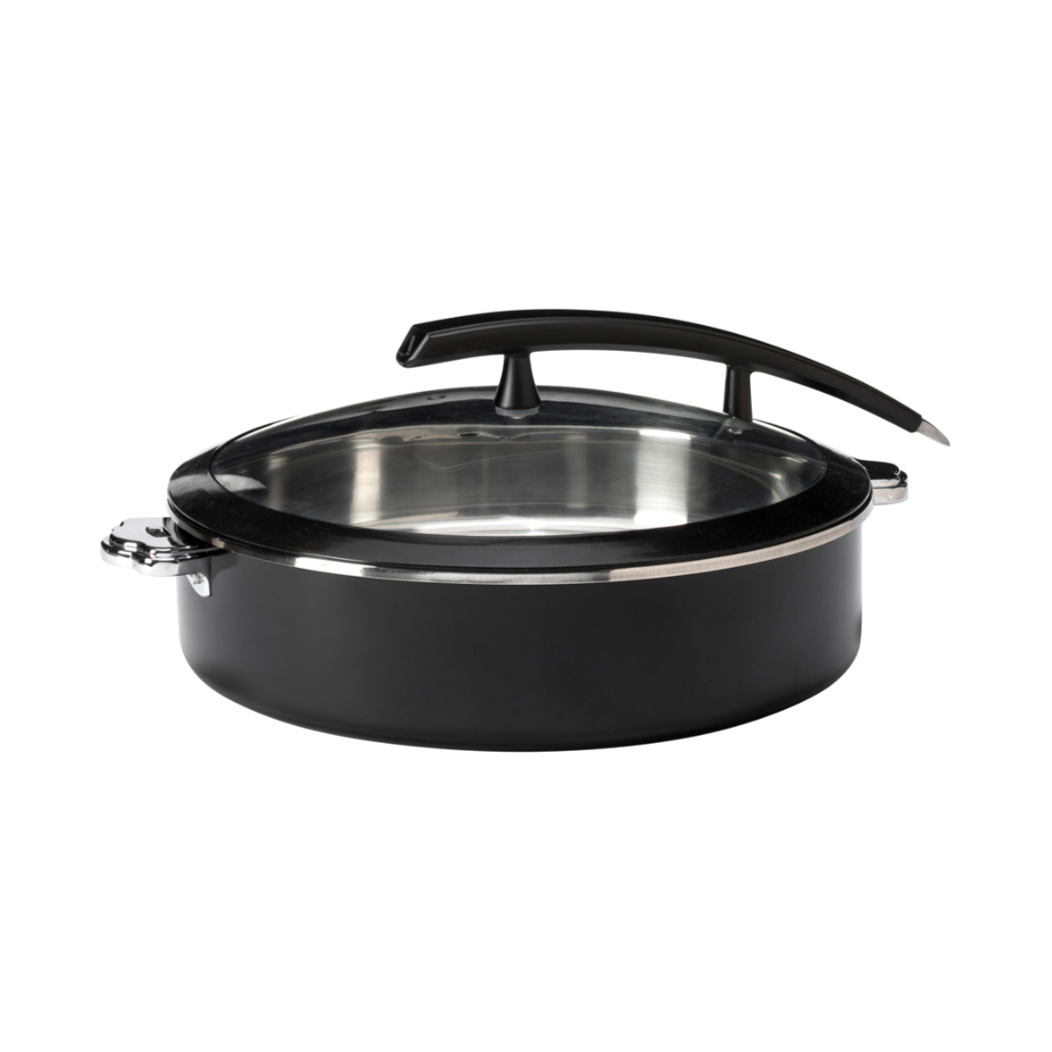 rosseto-rondeau-cw-ncb38b-buffet-server-rund-schwarz-7-4-liter-mit-pfanne image 5
