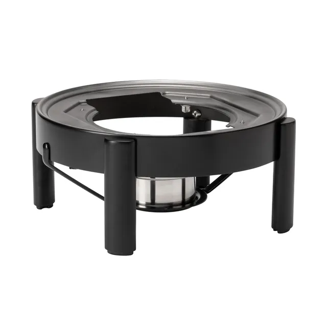 rosseto-le-dish-gwd300f-bk-induktionsrahmen-rund-schwarz-mit-brennerhalter image 1