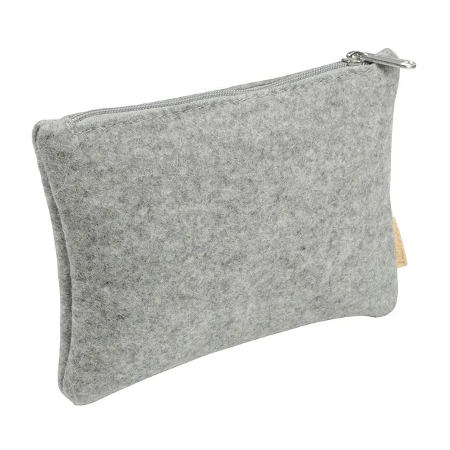 biozoyg-filz-kosmetiktasche-hell-meliert-23-x-14-x-3-cm-mit-reissverschluss image 1