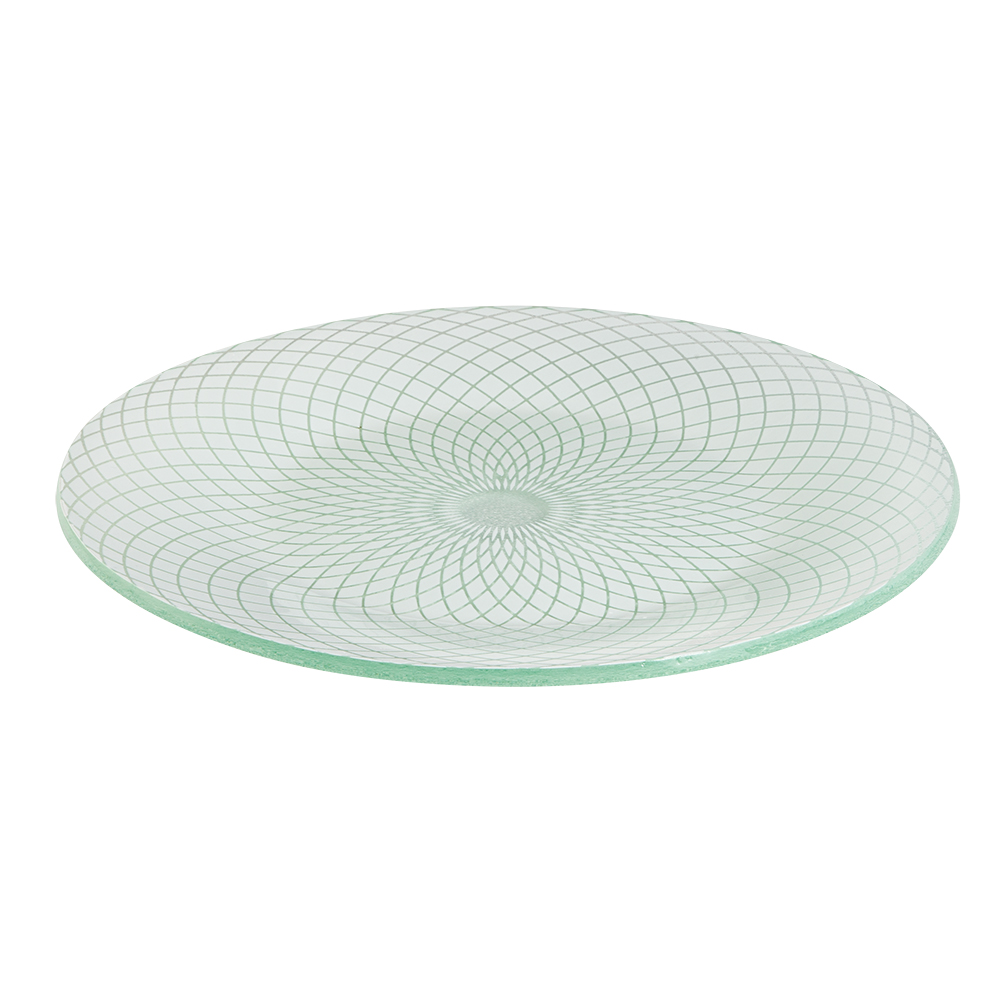 rosseto-kalderon-spiro-white-glas-platte-rund-39-6-cm-handgemacht-gls036w image 1