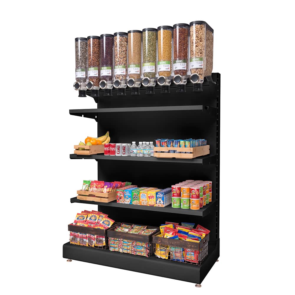 rosseto-bulkshop-kit-e-gk2202-black-gondola-67-mit-9-spendern-und-2-b-den image 1