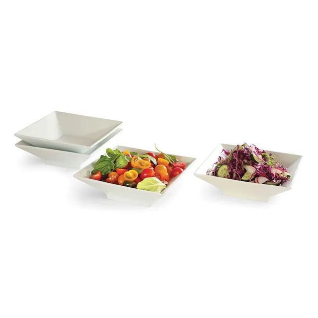 rosseto-cp002-8-5-square-porcelain-bowl-4er-set image 1