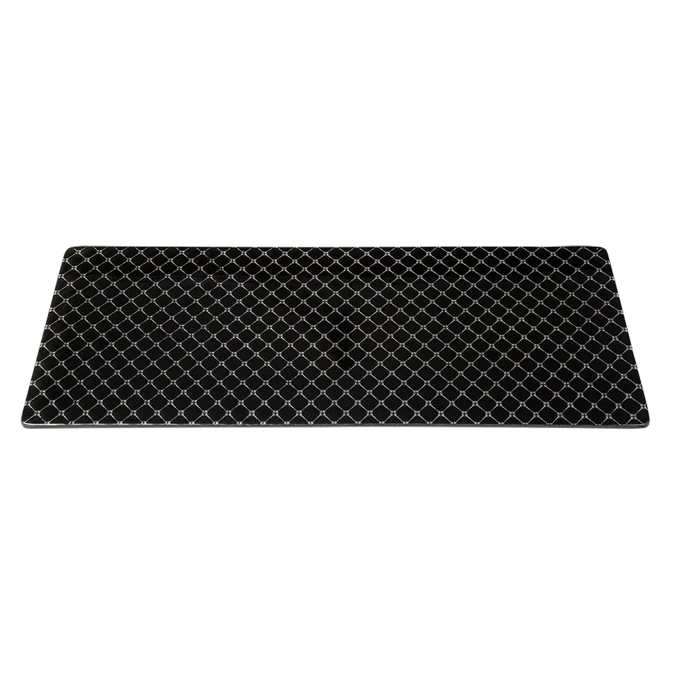 rosseto-kalderon-zenit-gls026b-glasplatte-breit-rechteckig-schwarz-handgearbeite image 1