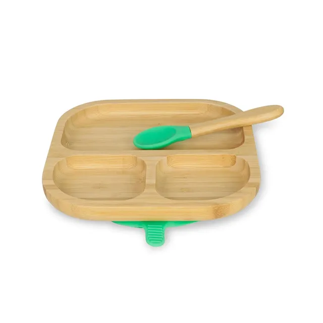 biozoyg-bambus-teller-set-quadratisch-suppenteller-mit-l-ffel-f-r-kinder image 1
