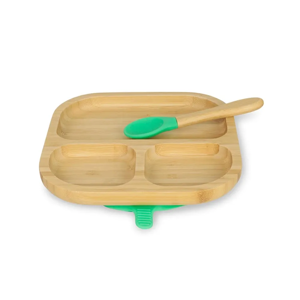 biozoyg-bambus-teller-set-quadratisch-suppenteller-mit-l-ffel-f-r-kinder image 1