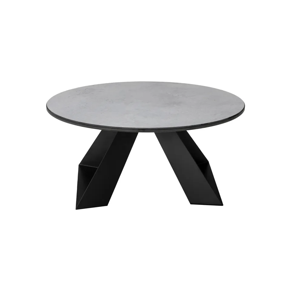 rosseto-alto-hplrs54-runder-riser-35-5-cm-betongrau-mit-schwarzen-f-en image 1