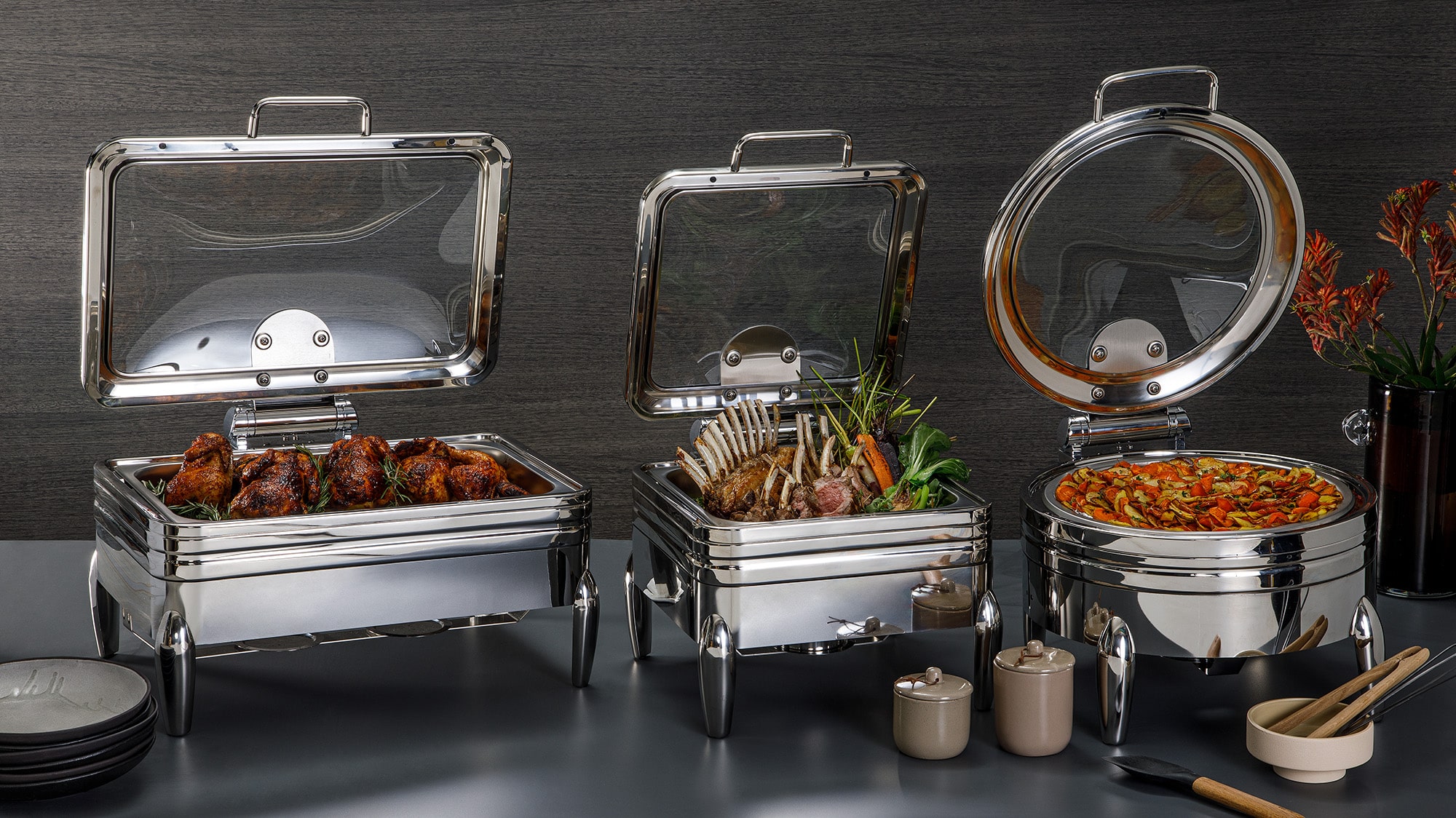rosseto-multi-chef-smm062-steam-pan-2-3-size-gn-beh-lter image 2