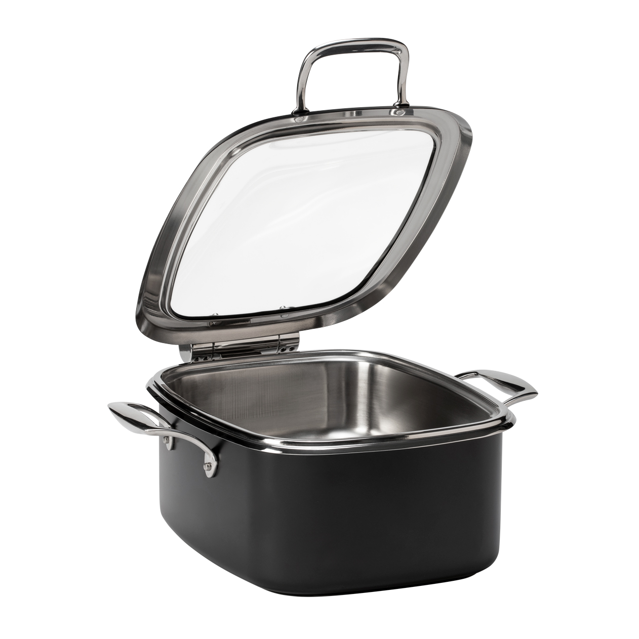 rosseto-le-dish-gwd295el-bk-chafing-topf-eckig-schwarz-4-2-qt image 2
