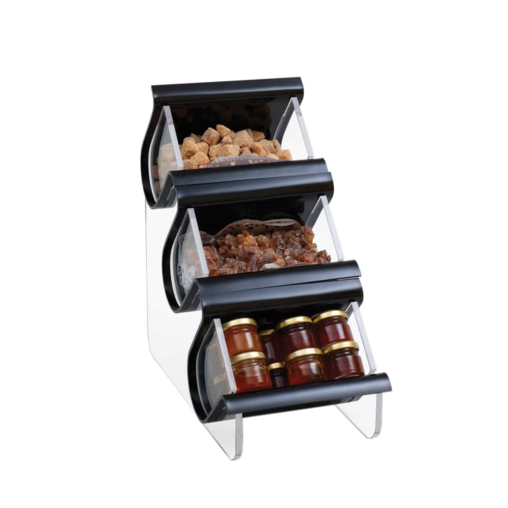 rosseto-ezo715-ez-organizer-single-unit-3-f-cher-schwarz-acryl image 1