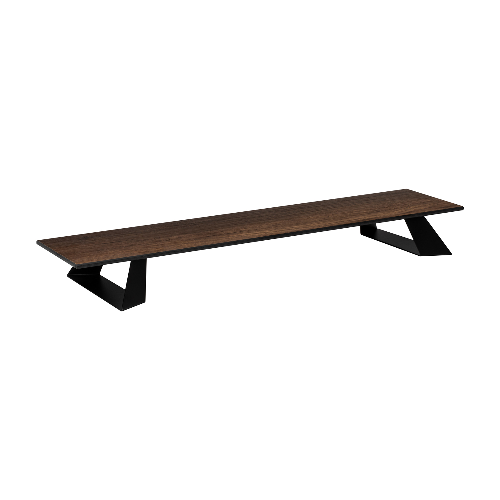 rosseto-alto-hplrs24-riser-walnuss-schmal-mit-3-zoll-schwarzen-beinen image 1