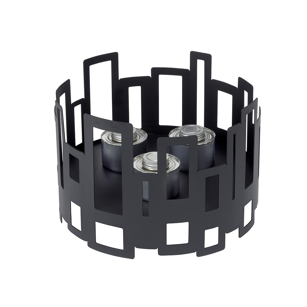 rosseto-sm111-buffet-warmer-runder-10-zoll-warmhalter-aus-schwarz-matt-stahl image 1