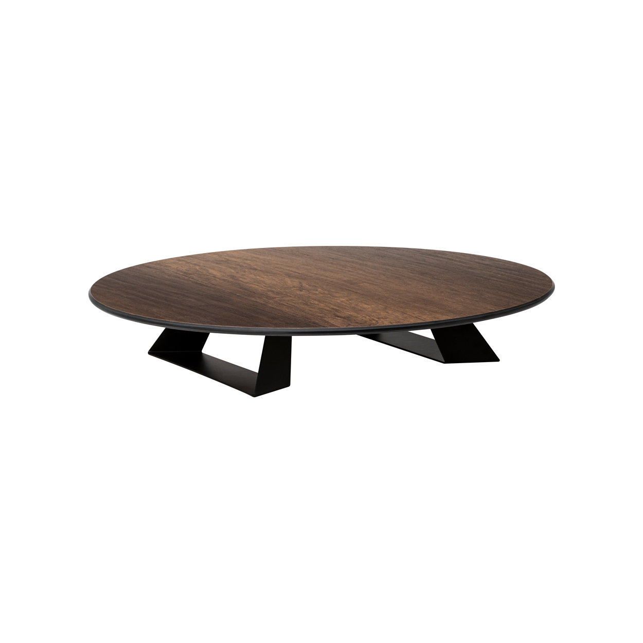 rosseto-alto-hplrs12-riser-51cm-rund-walnuss-mit-schwarzen-f-en image 1