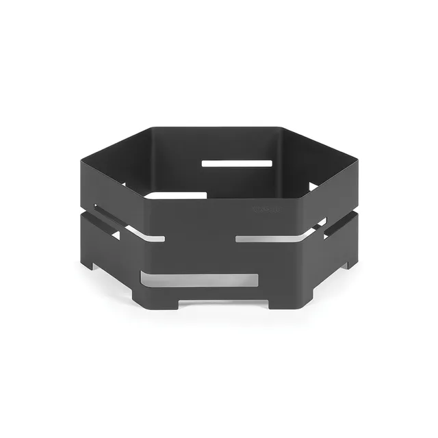 rosseto-sm133-buffet-riser-14-zoll-hexagon-schwarz-matt-stahl image 1