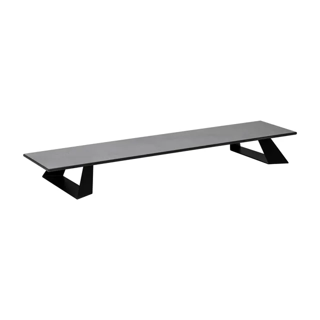 rosseto-alto-hplrs22-riser-rechteckig-schmal-betongrau-mit-schwarzen-f-en image 1