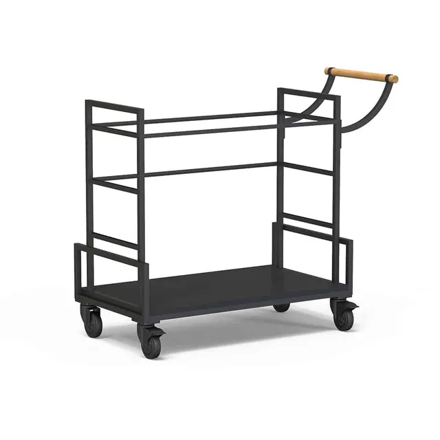 rosseto-modulite-mc-servbase2-servierwagen-schwarz-mit-griff image 1