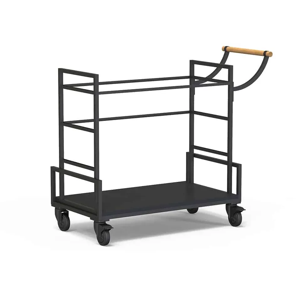 rosseto-modulite-mc-servbase2-servierwagen-schwarz-mit-griff image 1