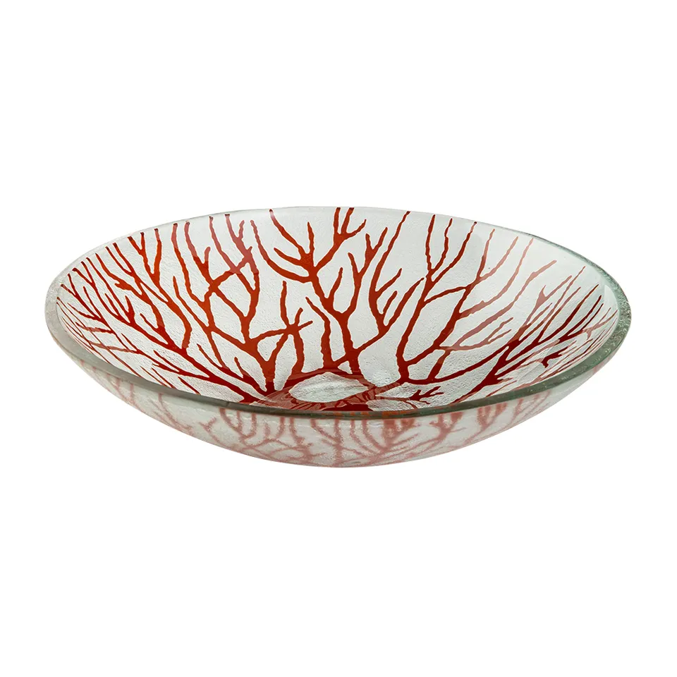rosseto-kalderon-radici-gls046c-glasschale-36cm-rund-cognac image 1