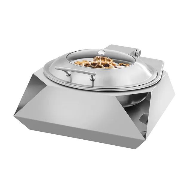 rosseto-multi-chef-sk049-chafing-set-edelstahl-mit-soft-close-deckel-2-teilig image 1