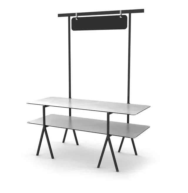 rosseto-modulite-mt-2003cgb-2-level-kit-2-stufige-buffetstation-concrete-gray-mi image 1