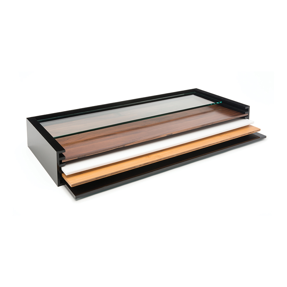 rosseto-skycap-smm003-buffet-abdeckung-rechteckig-schwarz-acryl-33-5-zoll image 1