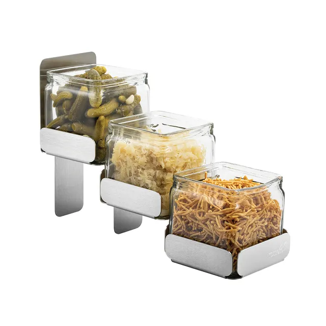 rosseto-sm324-gew-rzstation-3-glasbeh-lter-edelstahlst-nder image 1