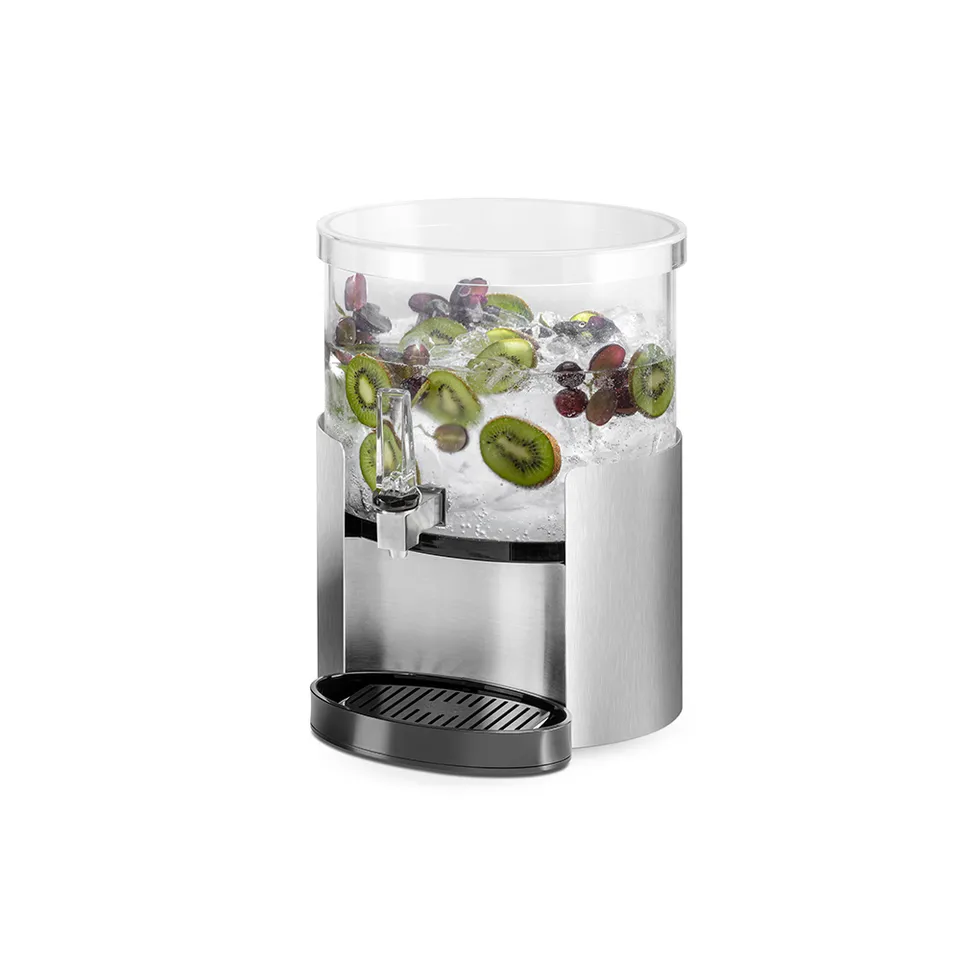 rosseto-ld177-elliptic-getr-nkespender-2-gal-7-6-l-mit-tropfschale-und-edelstahl image 1