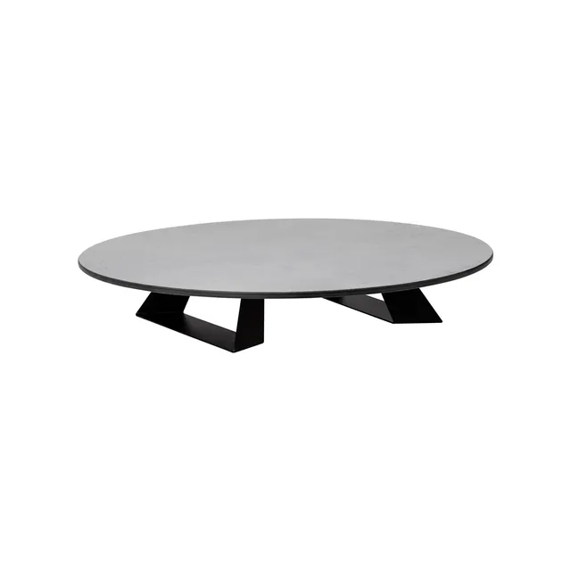 rosseto-alto-hplrs10-buffet-riser-rund-51-cm-betongrau-mit-schwarzen-f-en image 1