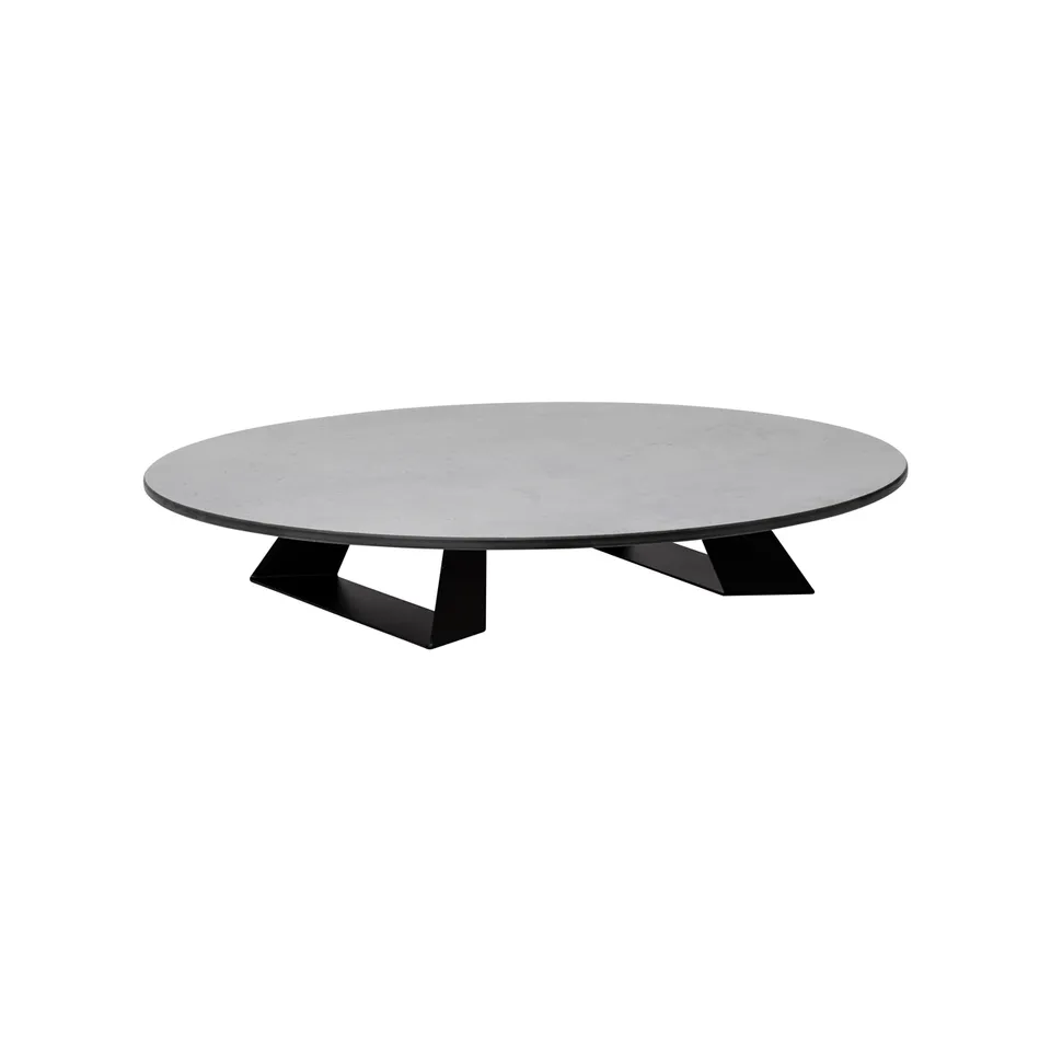 rosseto-alto-hplrs10-buffet-riser-rund-51-cm-betongrau-mit-schwarzen-f-en image 1