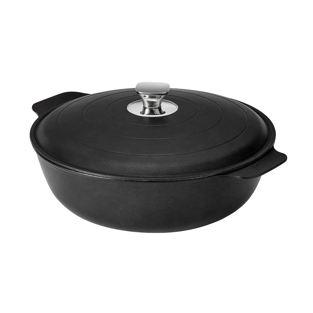 rosseto-cooklite-cw007bk-casserole-schwarz-aluguss-mit-deckel image 4