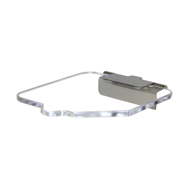 rosseto-gls024l-deckel-mit-scharnier-f-r-square-clear-glass-jar-gls024 image 1