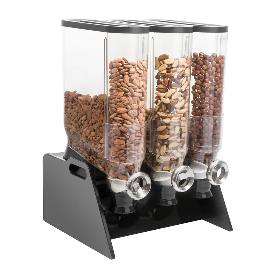 rosseto-ds109-pro-bulk-dispenser-triple-3x-3-5-gal-schwarz image 1