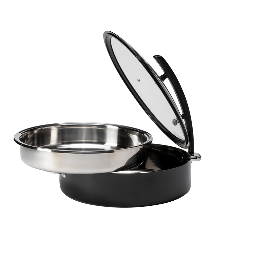 rosseto-rondeau-cw-ncb38b-buffet-server-rund-schwarz-7-4-liter-mit-pfanne image 4