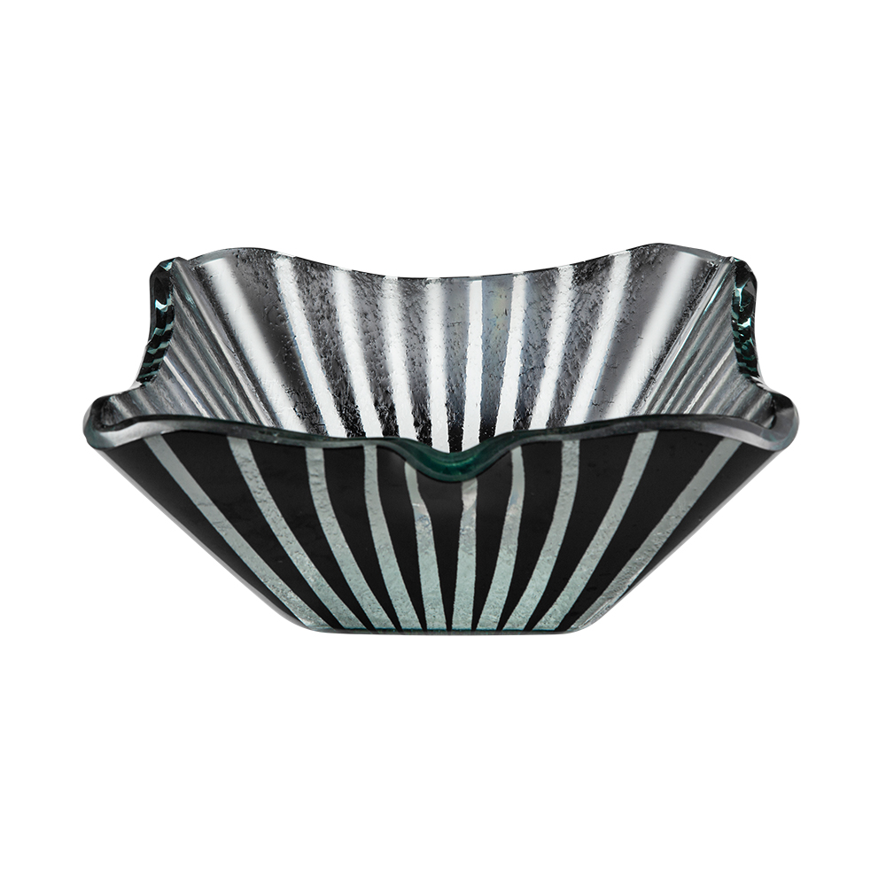 rosseto-kalderon-stelo-gls040b-glasschale-25cm-schwarz-2er-set image 1