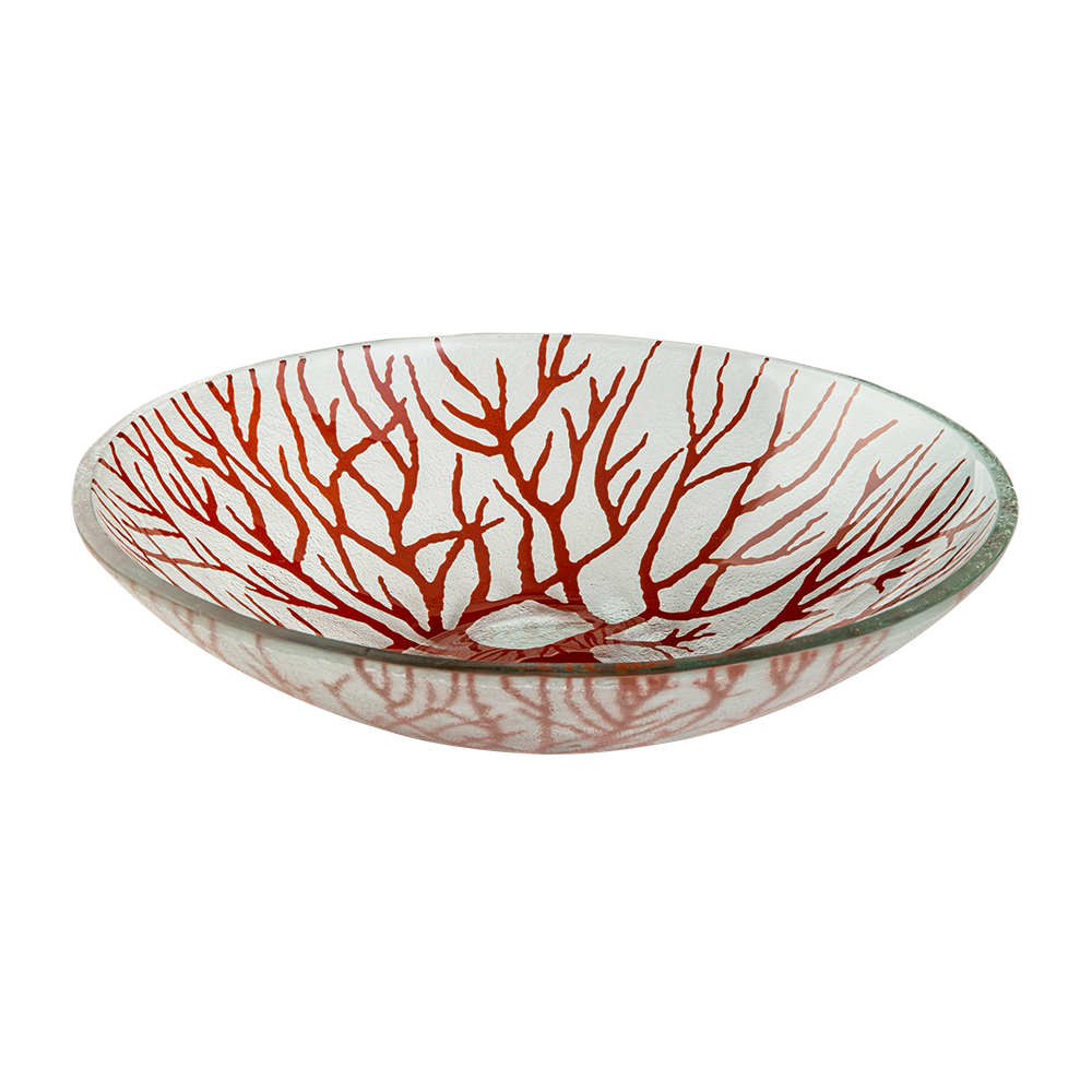 rosseto-kalderon-radici-gls046c-glasschale-36cm-rund-cognac image 1