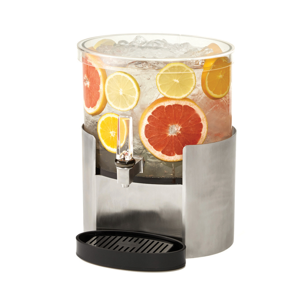 rosseto-ld177-elliptic-getr-nkespender-2-gal-7-6-l-mit-tropfschale-und-edelstahl image 3