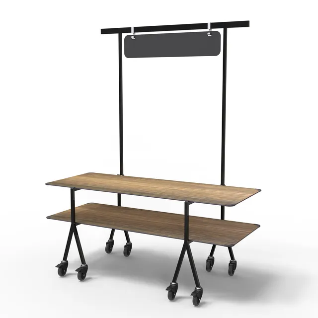 rosseto-modulite-mt-2001wbw-2-ebenen-buffet-system-walnuss image 1