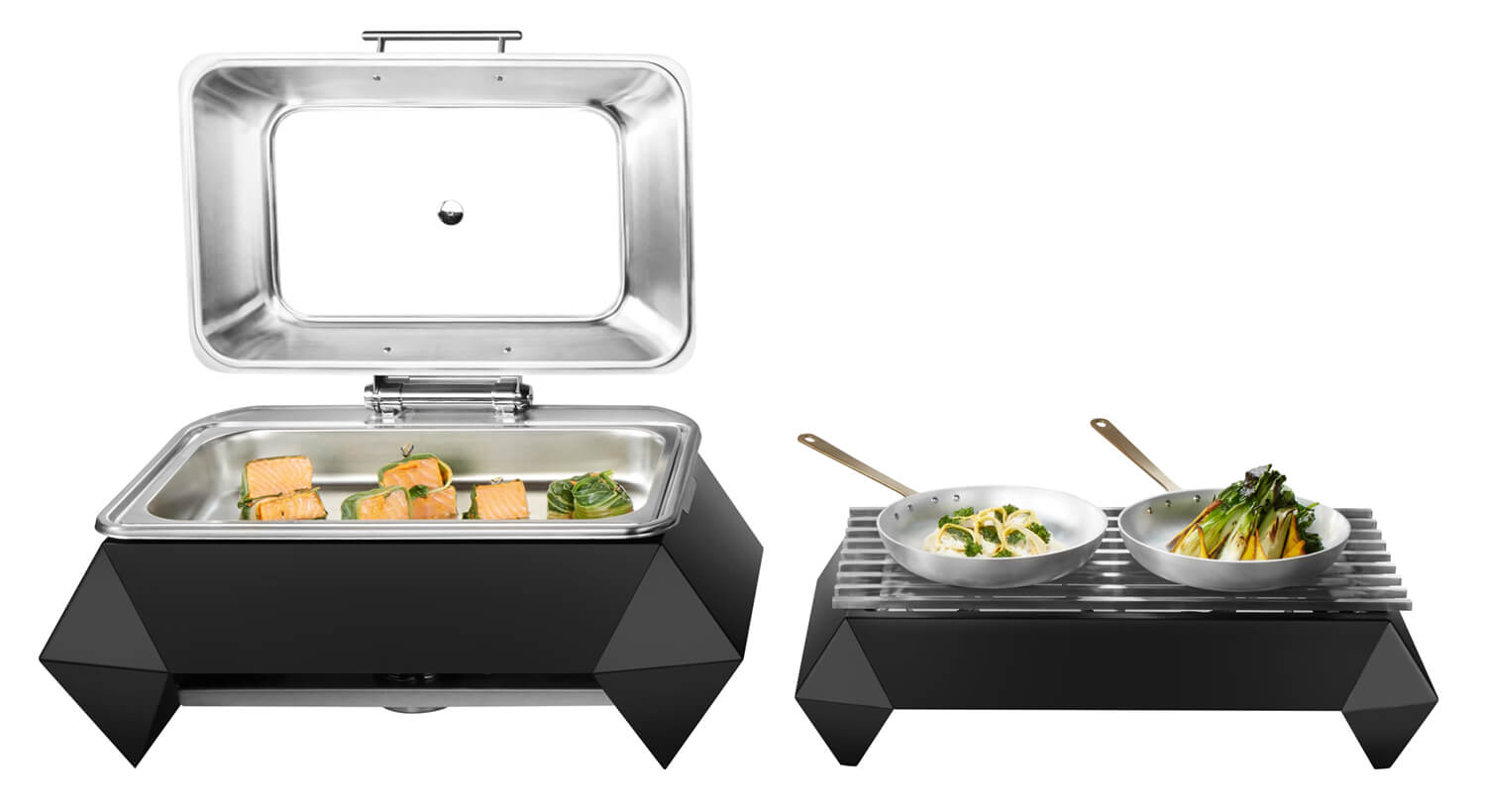 rosseto-diamond-multi-chef-sk046-set-6-tlg-10-zoll-mit-brenner-und-grill image 2