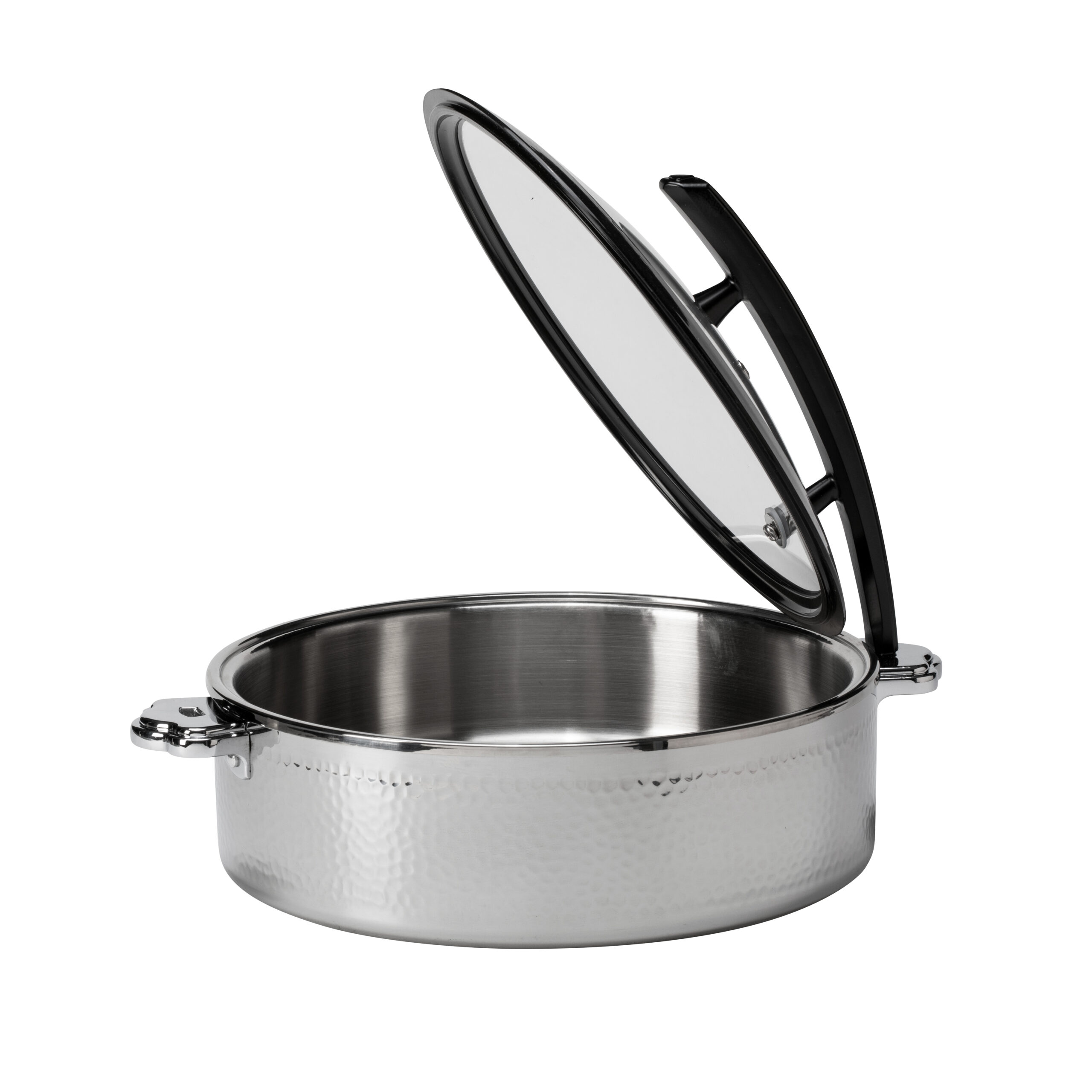 rosseto-rondeau-cw-ncb32c-buffet-server-rund-5-28-qt-hammerschlag-stahl image 5