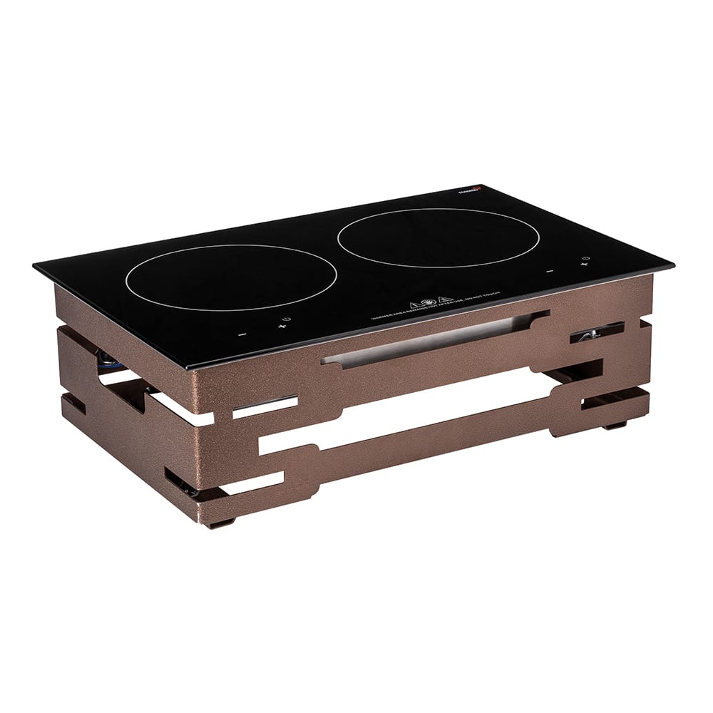 rosseto-multi-chef-sk073-induktions-set-bronze-7-zoll-doppel-mit-touch-top image 1
