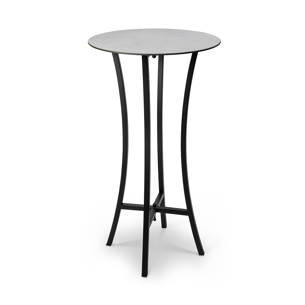 rosseto-modulite-mtc-1001cgb-cocktailtisch-set-24in-betongrau-mit-schwarzen-bein image 1