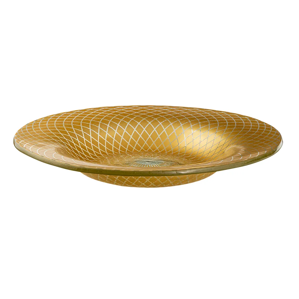 rosseto-kalderon-spiro-gold-gls039g-15-4-glasschale-rund image 1